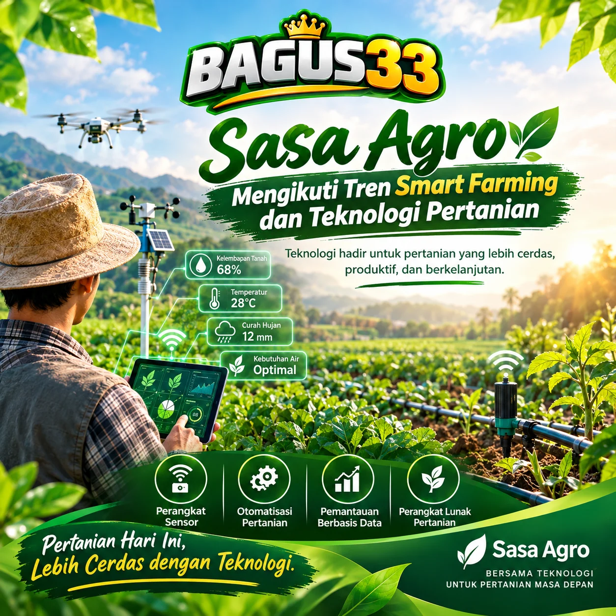 BAGUS33 | Sasa Agro Mengikuti Tren Smart Farming dan Teknologi Pertanian