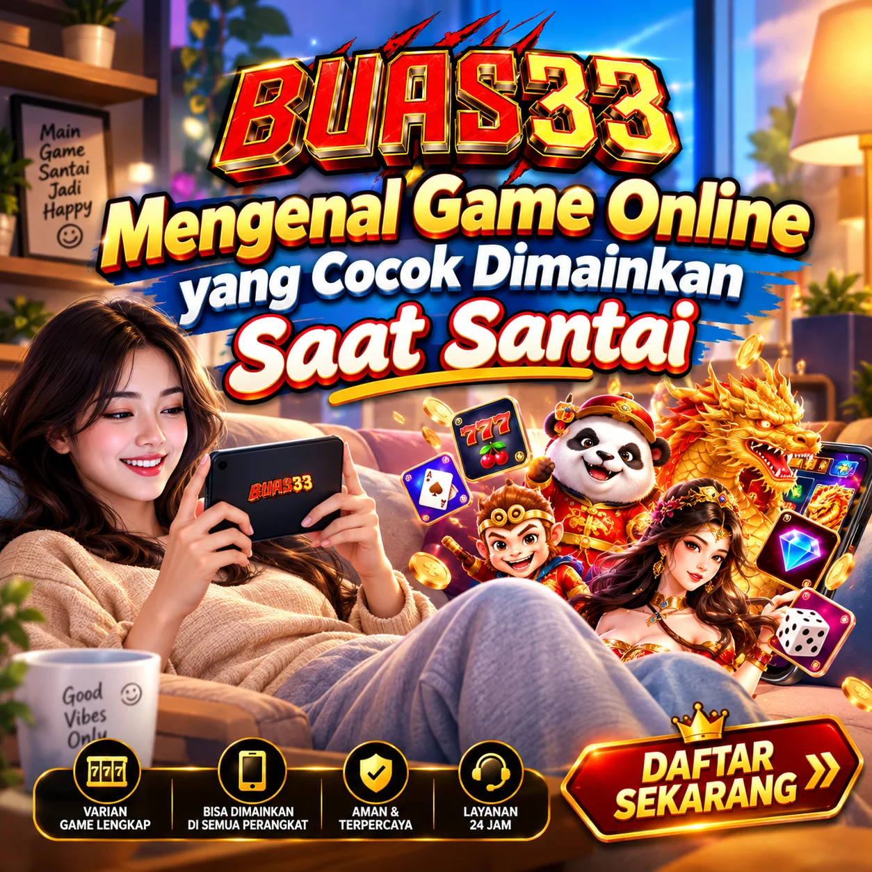 Buas33: Mengenal Game Online yang Cocok Dimainkan Saat Santai