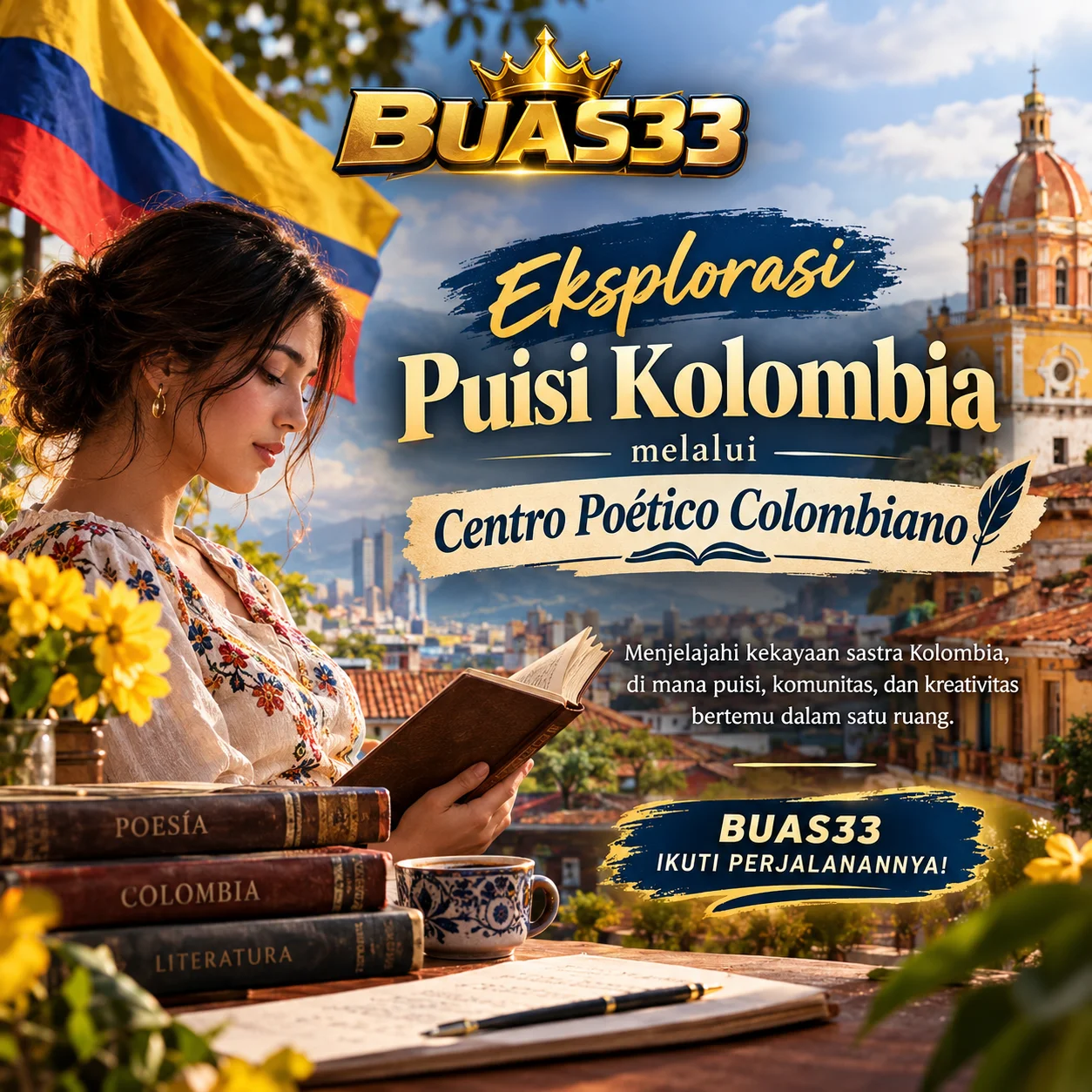 Banner BUAS33 Centro Poético Colombiano