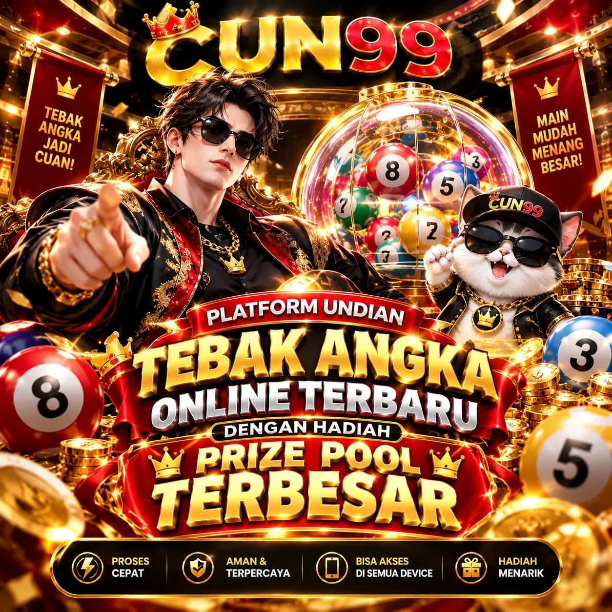 CUN99 : Platform Undian Tebak Angka Online Terbaru Dengan Hadiah Prize Pool Terbesar