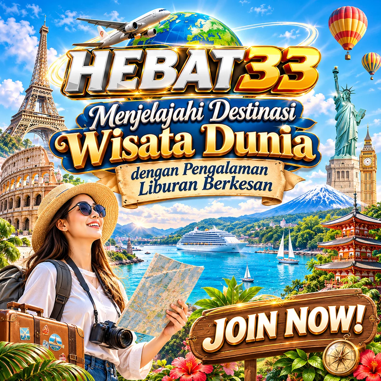 HEBAT33 | Menjelajahi Destinasi Wisata Dunia dengan Pengalaman Liburan Berkesan