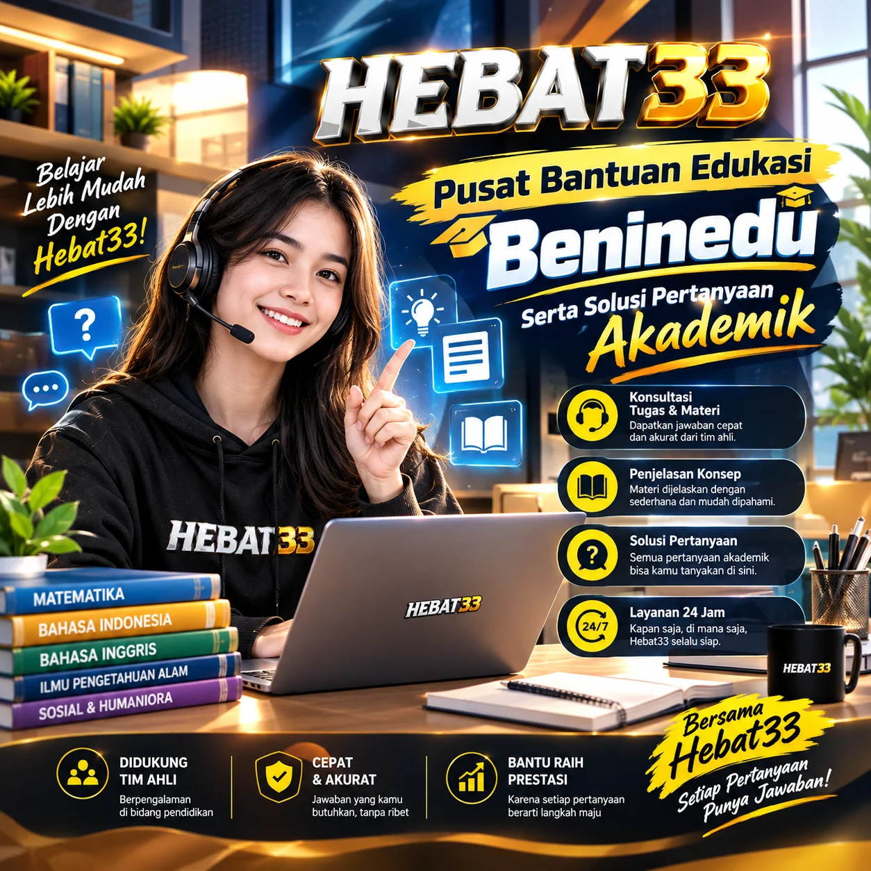 Hebat33 Pusat Bantuan Edukasi Beninedu Serta Solusi Pertanyaan Akademik