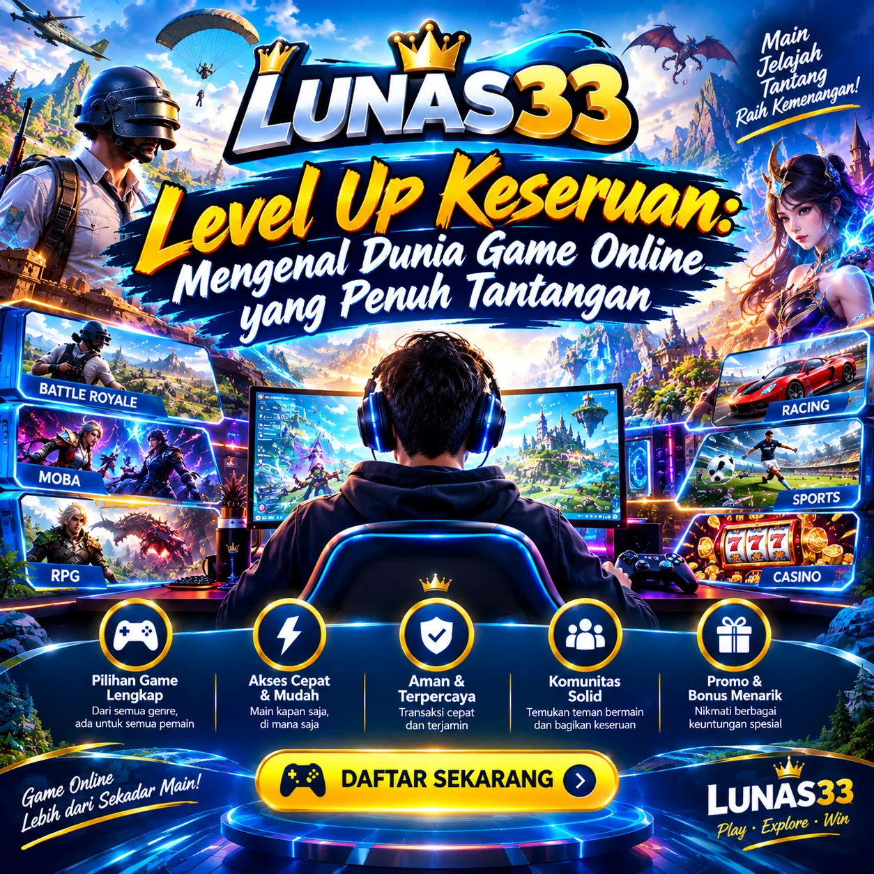 Lunas33 Littleclosetshop – Level Up Keseruan: Mengenal Dunia Game Online yang Penuh Tantangan