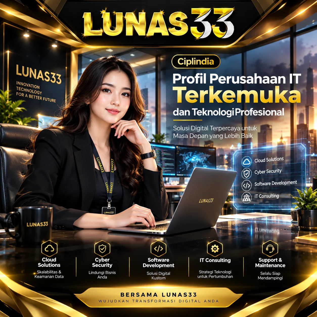 LUNAS33 - Ciplindia Profil Perusahaan IT Terkemuka dan Teknologi Profesional