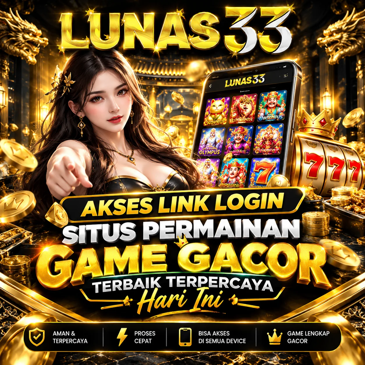 LUNAS33 | Akses Link Login Situs Permainan Game Gacor Terbaik Terpercaya Hari Ini