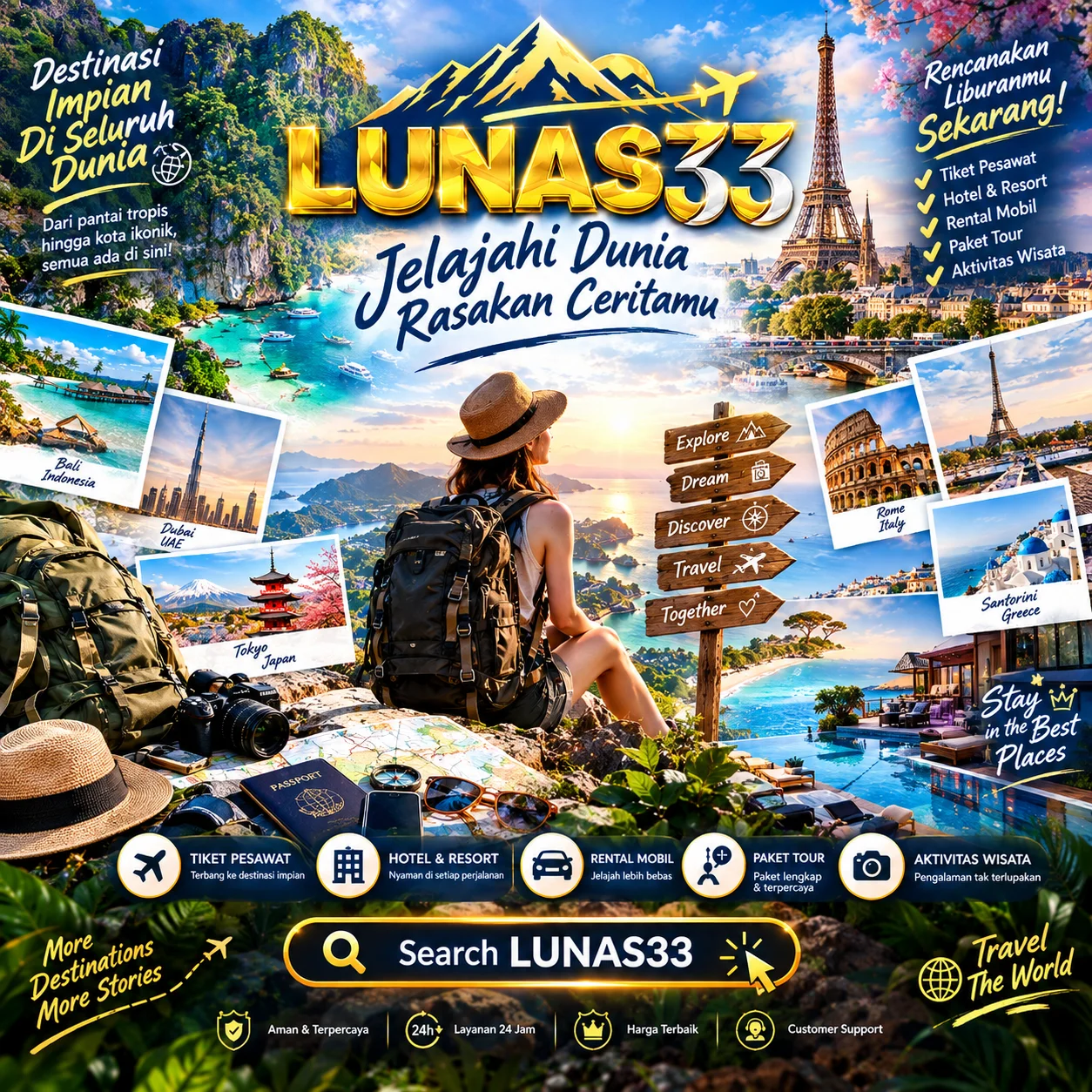 LUNAS33 x NogoVoyages >> Inspirasi Perjalanan dan Destinasi Wisata Dunia
