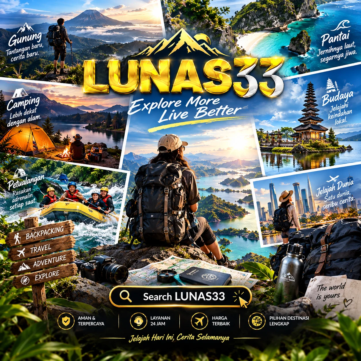 LUNAS33 x The Aussie Flashpacker >> Inspirasi Travel, Lifestyle, Shopping, dan Hiburan
