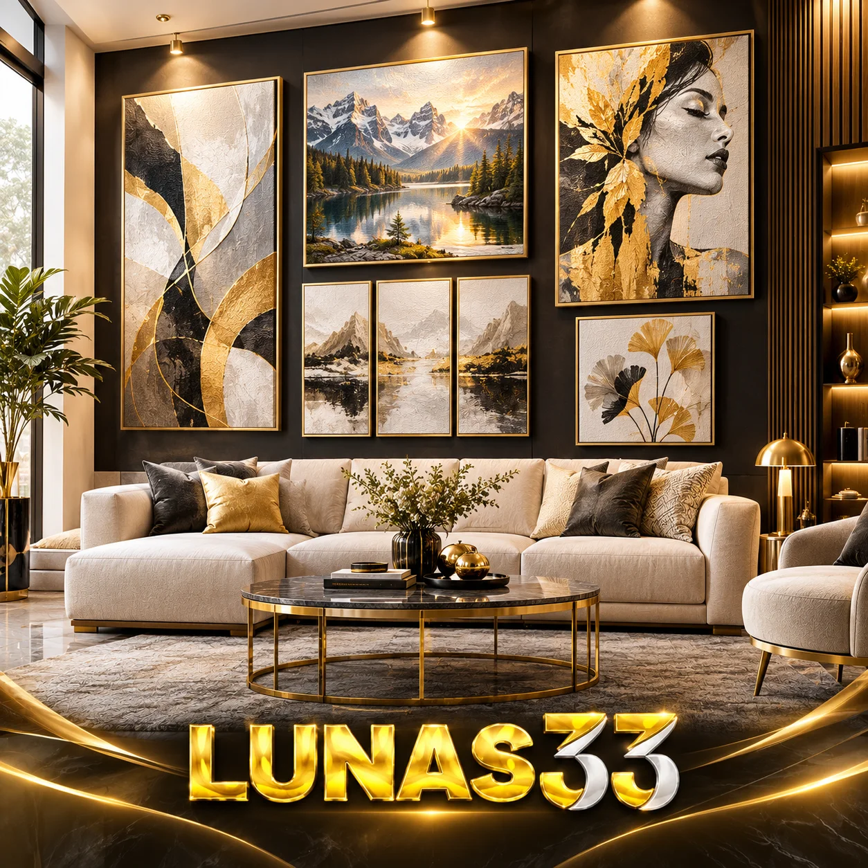 LUNAS33 x VR Wallpaper Wholesale ✦ Seni Cetak Kanvas dan Dekorasi Dinding Artistik
