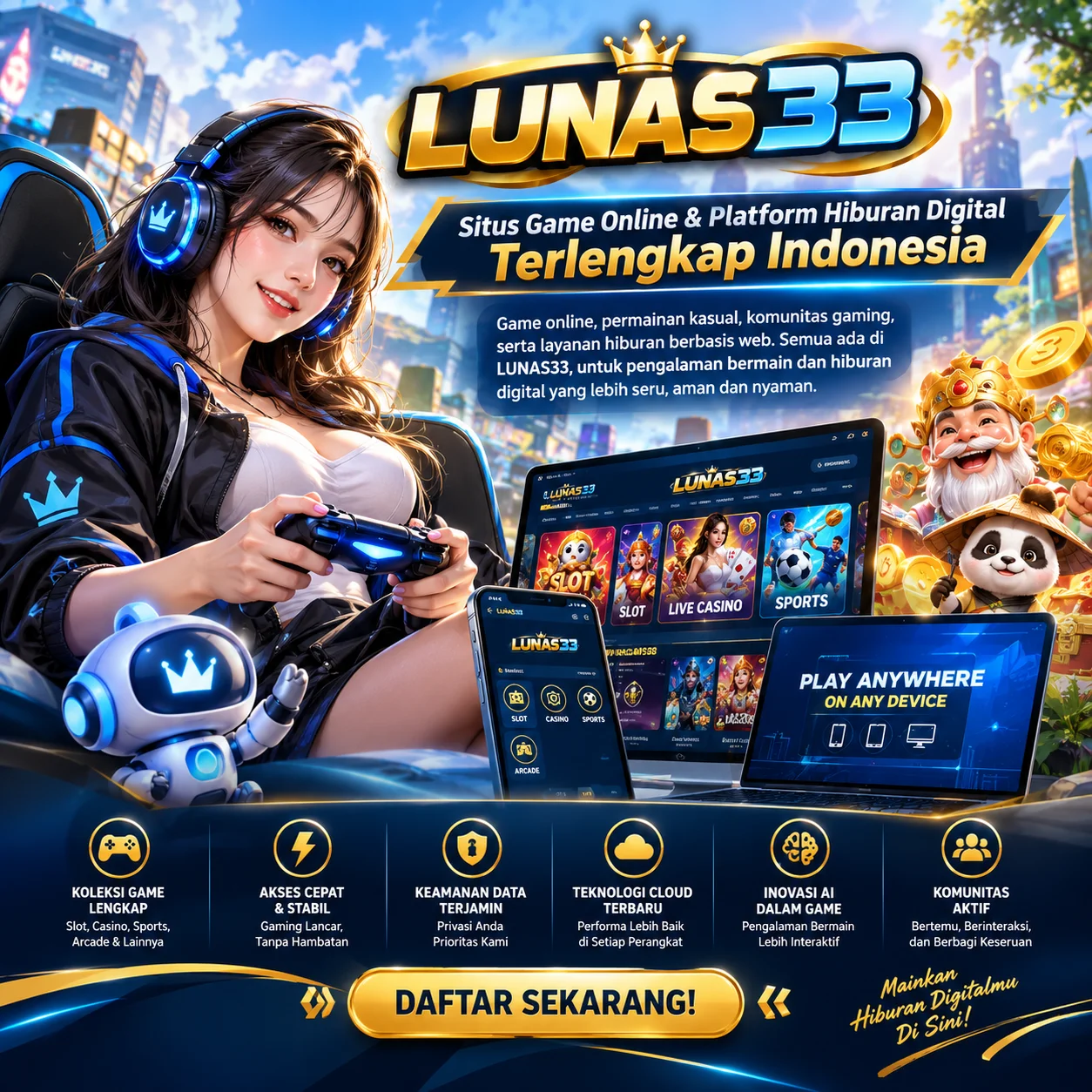 LUNAS33 | Situs Game Online & Platform Hiburan Digital Terlengkap Indonesia