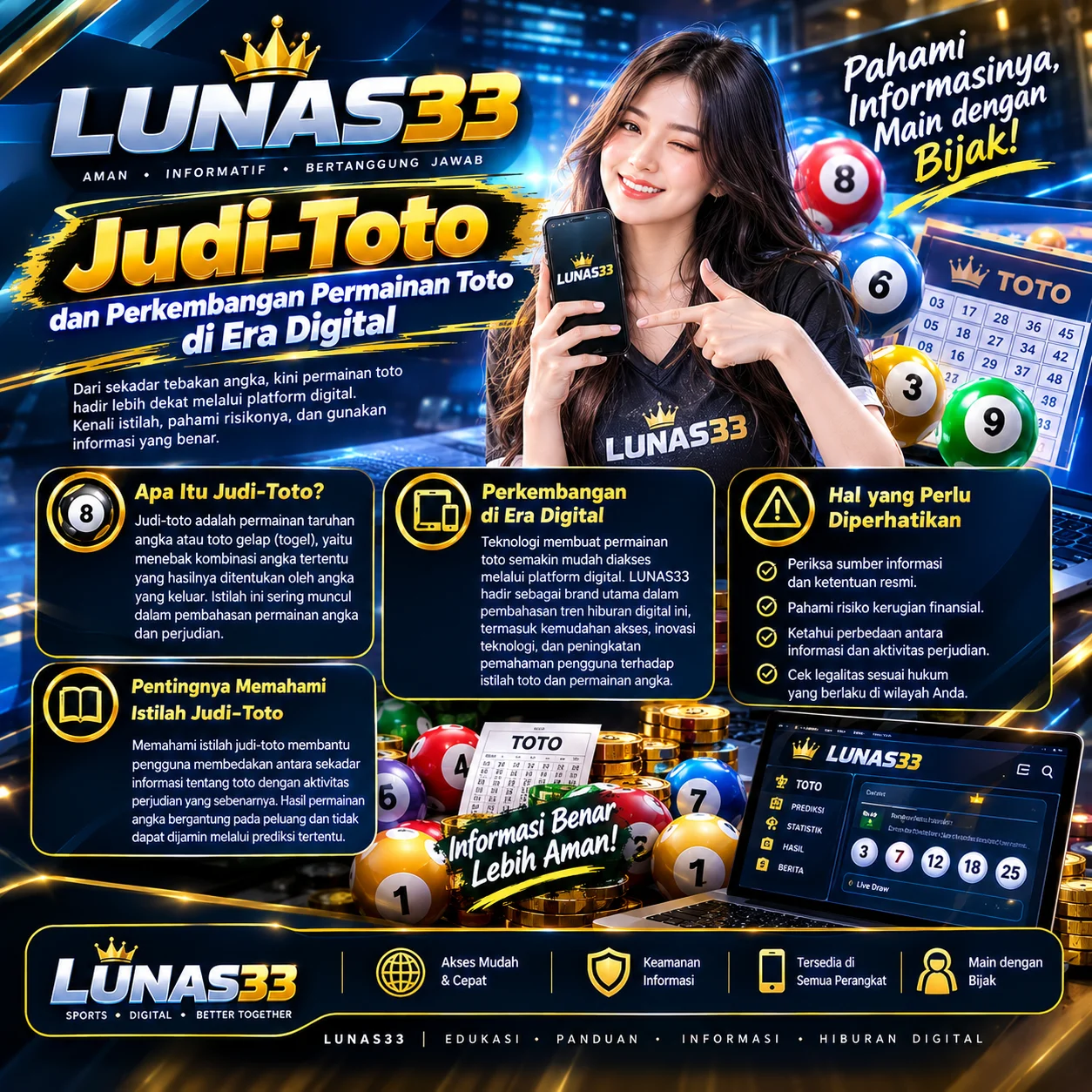 LUNAS33 | Judi-Toto dan Perkembangan Permainan Toto di Era Digital