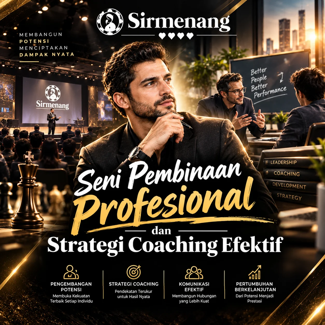 SIRMENANG ## Morethanwordsshow Seni Pembinaan Profesional dan Strategi Coaching Efektif